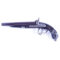 English Percussion Pistol Cal .72 SN:NVSN