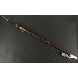 White Porcelain Pipe with Scene of Stag & Doe