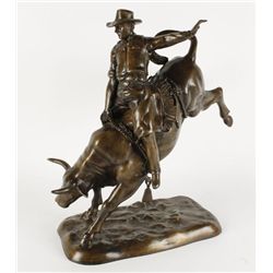 Bronze Entitled "8 Seconds "Til Pay Day"