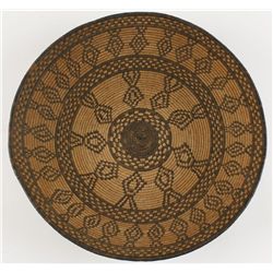 Apache Basket with Geometric Design