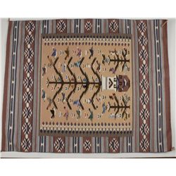Navajo Textile Entitled "Tree of Life"