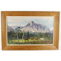 Original Oil on Canvas Entitled "Appecunic Ridge"