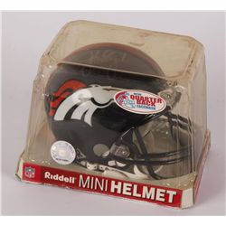 Mini Helmet Autographed by John Elway