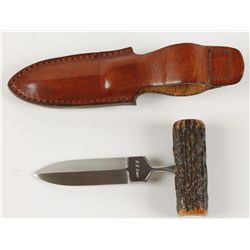 Vintage Push Dagger & Scabbard