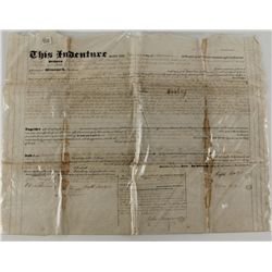 Sept 14, 1846 Indentured Servant Contract