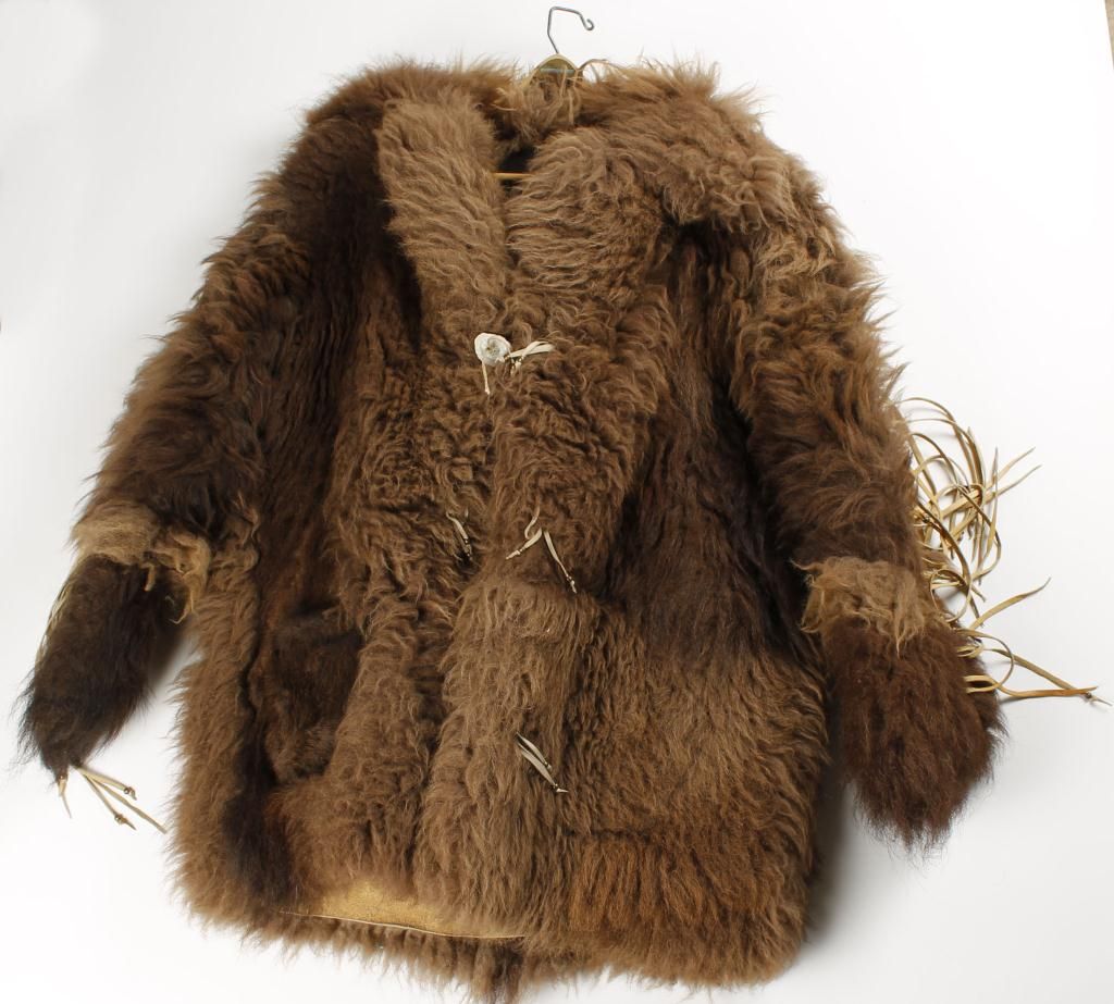 Men's Buffalo Hide Coat Great Decorator