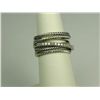 Image 2 : Exquisite Ladies 14K WG and Sterling Silver Ring