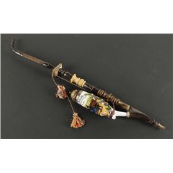 Regimental White Porcelain Pipe