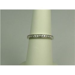 Classic 10K WG Ladies Anniversary Design Ring