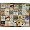 Image 2 : 28 Framed Whiskey Labels & USN Can with Labels