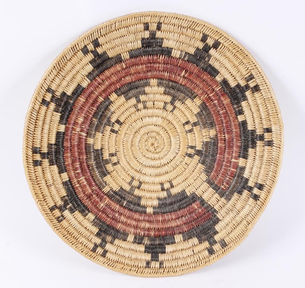 Navajo Geometric Pattern Wedding Basket