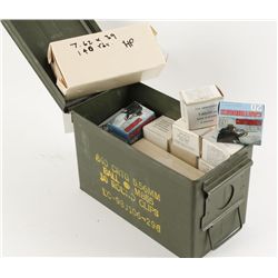 Lot of 7.62x39 Ammo in Ammo Can