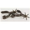 Image 1 : Mexican Double Mounted Floral Silver Design Spurs