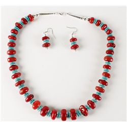 Native American Necklace and Earrings