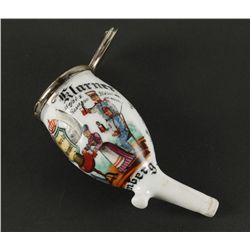 Regimental White Porcelain Pipe Bowl Only