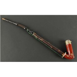 Red Sienna Porcelain Pipe