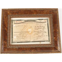 1924 Doctor's Prescription for Whiskey