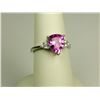 Image 2 : Colorful 10K White Gold Ladies Ring