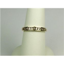Classic 10K YG Ladies Anniversary Ring