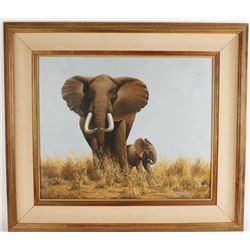 Original Oil on Canvas Entitled "Zimbabwe Child"