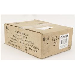 1000 Rnd Case of Wolf 7.62x39 FMJ 122 Grain Ammo