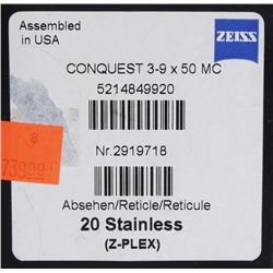 Zeiss Conquest 3-9x40mm Rifle Scope