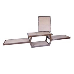 Custom Steel Shelf Unit Used to Display Bronzes