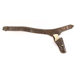 Western Tooled Belt and Holster