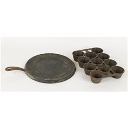 Cast Iron Pot and Muffin Tin