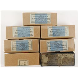 Lot of 7 Vintages Boxes of 9mm Ammo