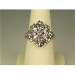 Stylish 10K Yellow Gold Ladies Ring