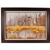 Image 1 : Original Oil on Canvas of Mallards in Flight
