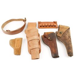 Lot of Holsters and Leathers