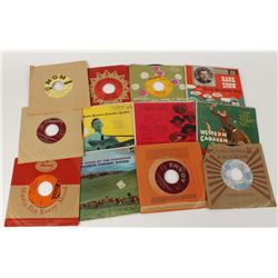 Collection of 12 45rpm Records