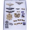 Image 1 : Collection of Military Emblems in Riker Mount