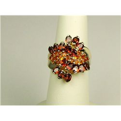 Dazzling 10K Yellow Gold Ladies Ring