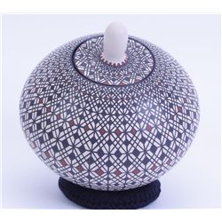Geraldo Ledezma Veloz Mata Ortiz Lidded Jar