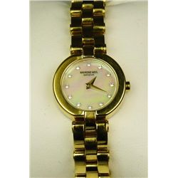 Exquisite Ladies Gold-Tone "Raymond Weil" Watch