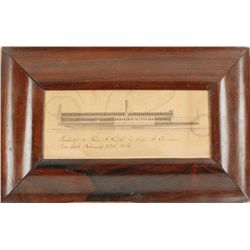 Print of a Paddle Wheeler Entitled "Iron Witch"