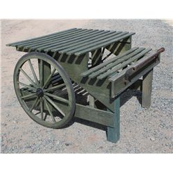 Amish Rolling Display Table