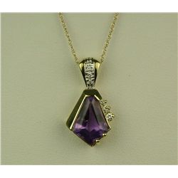 Sleek 14K YG Ladies Custom Necklace by "BZ"