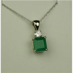 Elegant 14K WG Ladies Handmade Necklace
