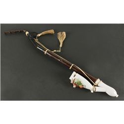 White Porcelain Pipe - "Weidmannsheil" on Front