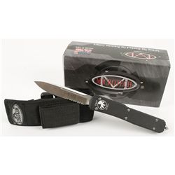 Microtech Ultratech 121-5 Satin Serrated Knife
