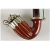 Image 3 : Red Sienna Glazed Porcelain Pipe