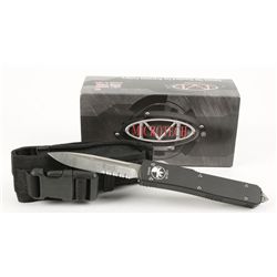 Microtech Ultratech 121-5 Satin Serrated Knife