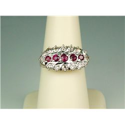 Intricate 14K 2-Tone Gold Vintage Design Ring