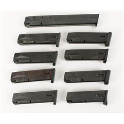 Lot of 9 Beretta 92FS Magazines