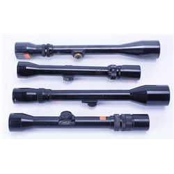 Lot of 4 Rifle Scopes