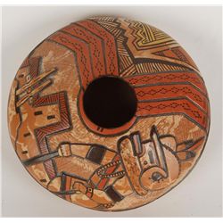Clay Raised Design Pot